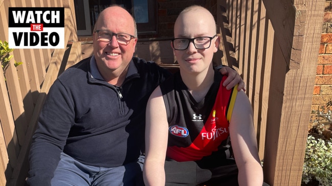 Mad Essendon fan Ethan Westwood's heartbreaking cancer battle