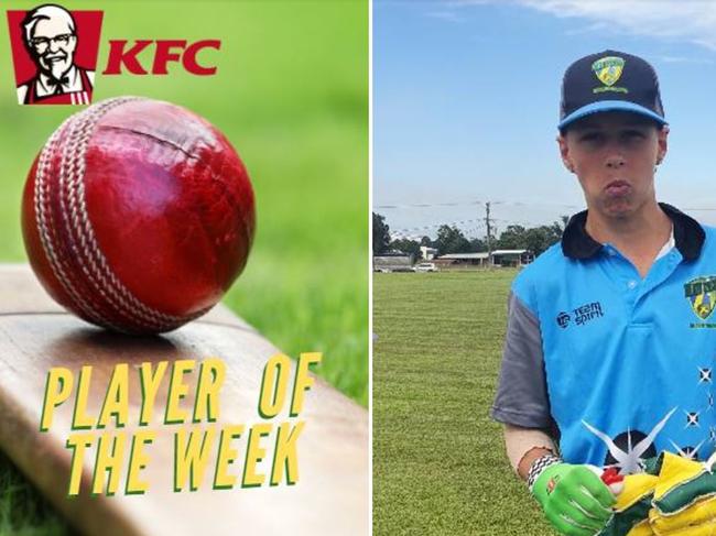 Tucabia Copmanhurst wicket keeper Keaton Stutt was selected as a wicket keeper for North Coast at a representative cricket carnival at Raymond Terrace in January.