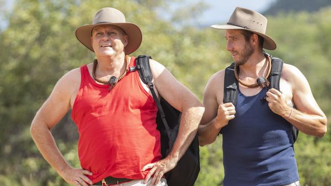 Billy Brownless found out about his father’s death the same day he was booted from I’m a Celeb. Picture: Network 10