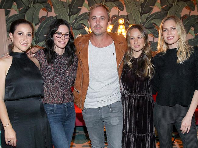 Sarah Meyer, Courteney Cox, CEO Absolut Elyx Jonas Tahlin, Jennifer Meyer and writer Erin Foster. Picture: Getty