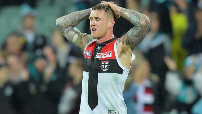 Tim Membrey was a part of St Kilda’s misfiring forward line.