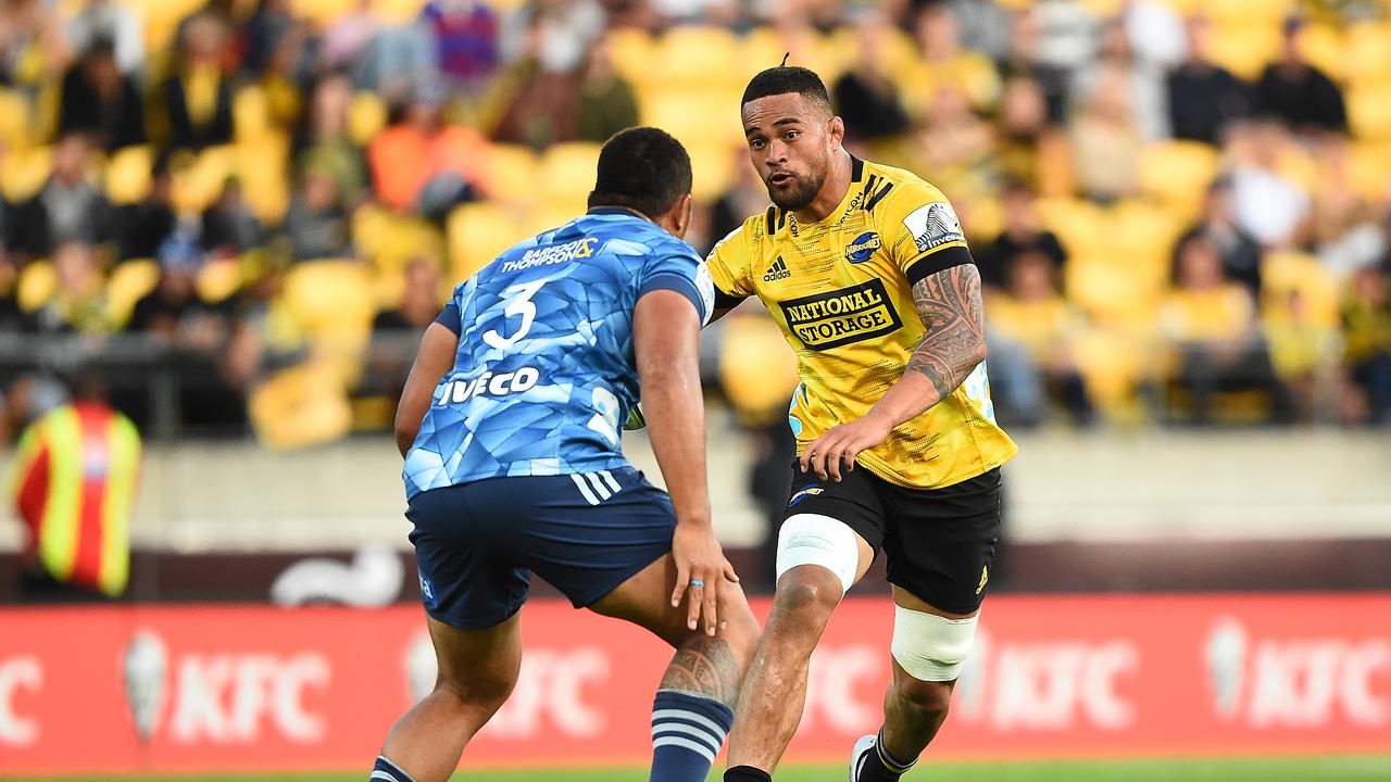 The Hurricanes have dominated possession against the Blues in Wellington.