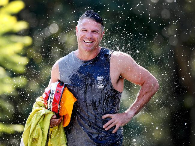 Firefighter and personal trainer Ben Ziekenheiner. (AAP Image/Sue Graham)