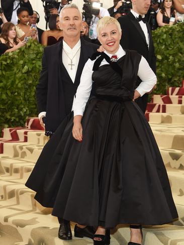 Aussies Baz Luhrmann and Catherine Martin hit the red carpet at the 2018 Met Gala. Picture: Getty