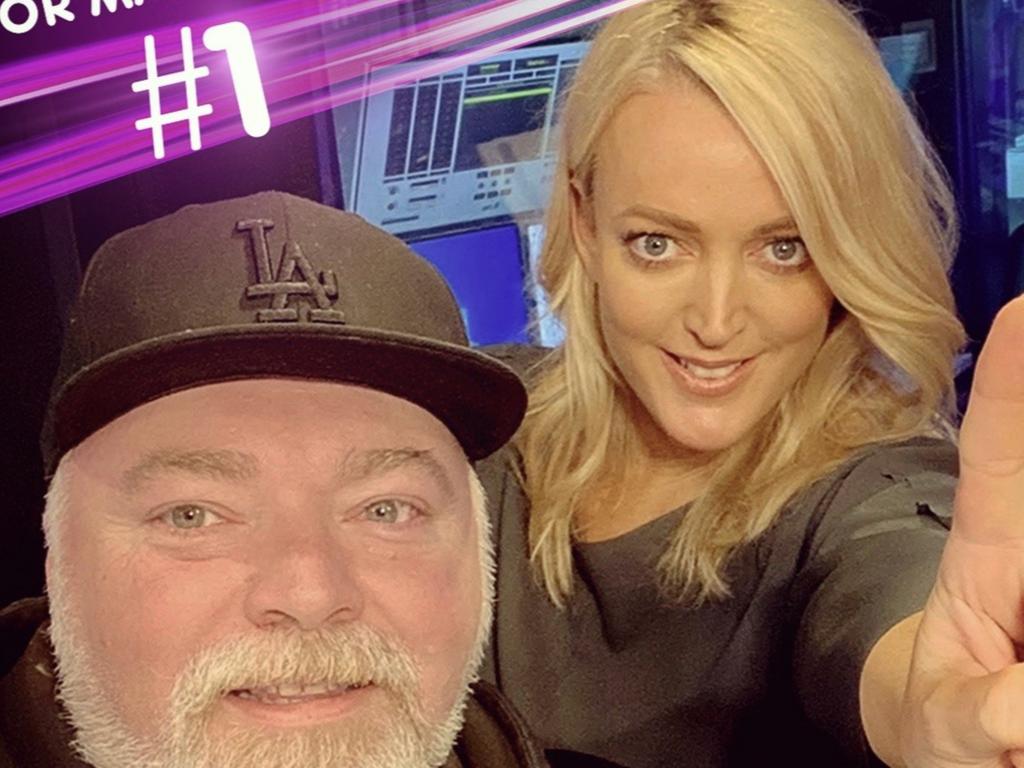 Kyle Sandilands with co-host Jackie O. Picture: Supplied