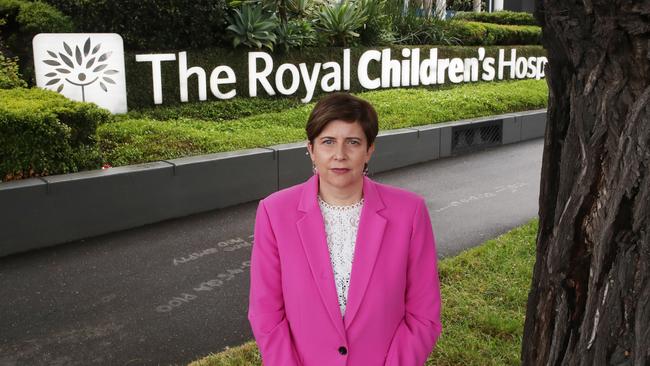 Royal Children’s Hosptial chief executive Bernadette McDonald. Picture: David Crosling