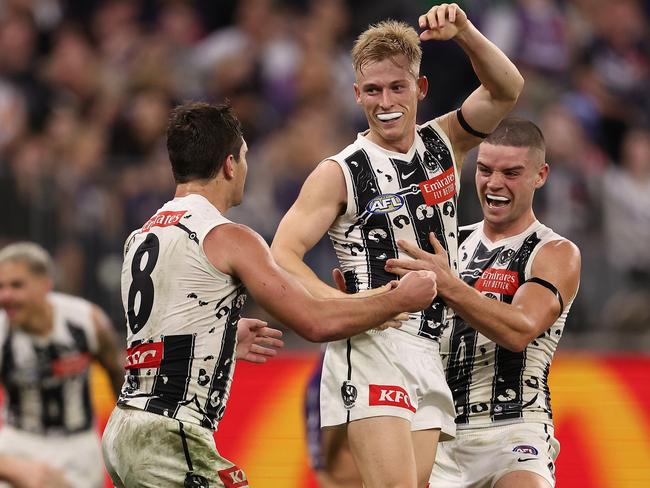 Joe Richards played nine games for Collingwood this year. Picture: Paul Kane/Getty Images