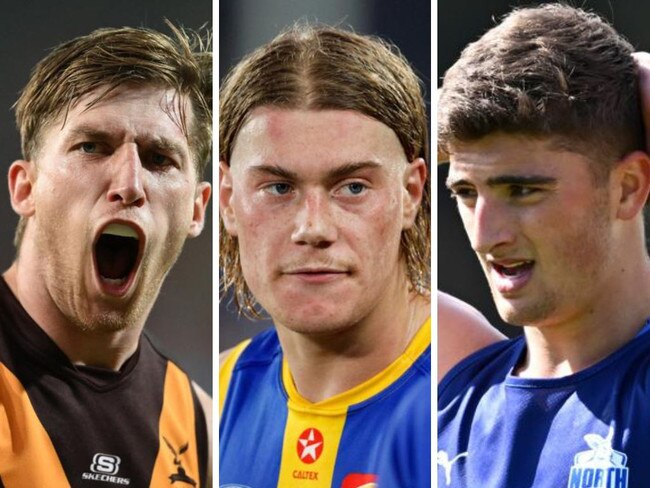 Hawthorn, West Coast and North Melbourne are in for a tough few years.