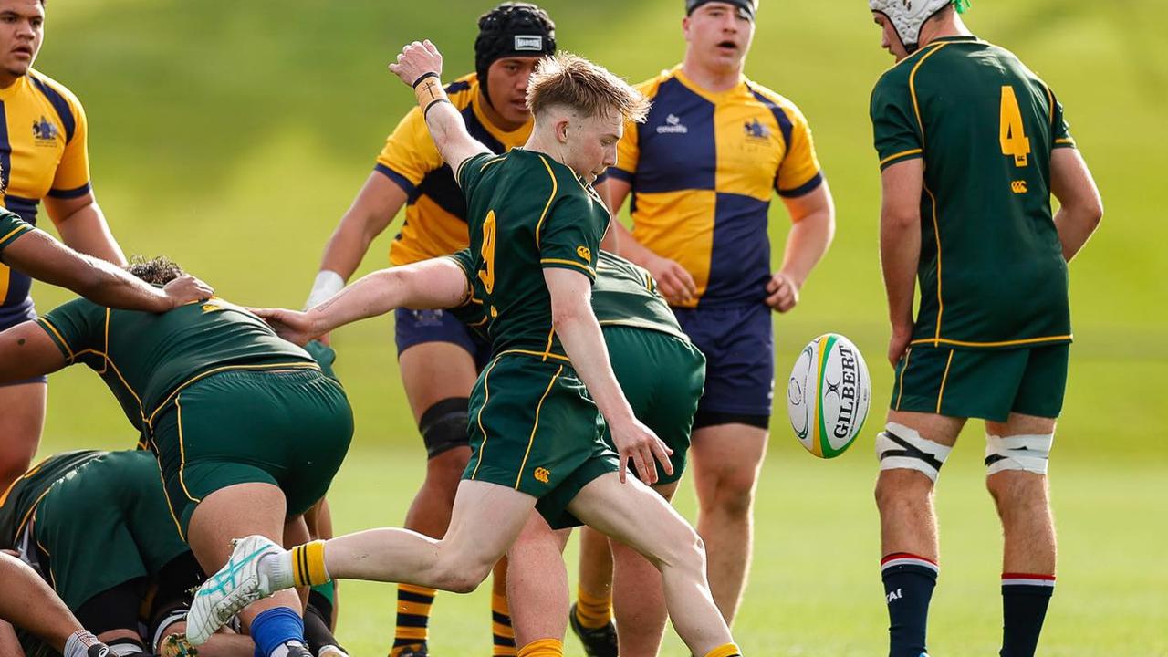 Action from the final day of the 2024 Australian Schools Rugby Championships. Picture: Rachel Wright.