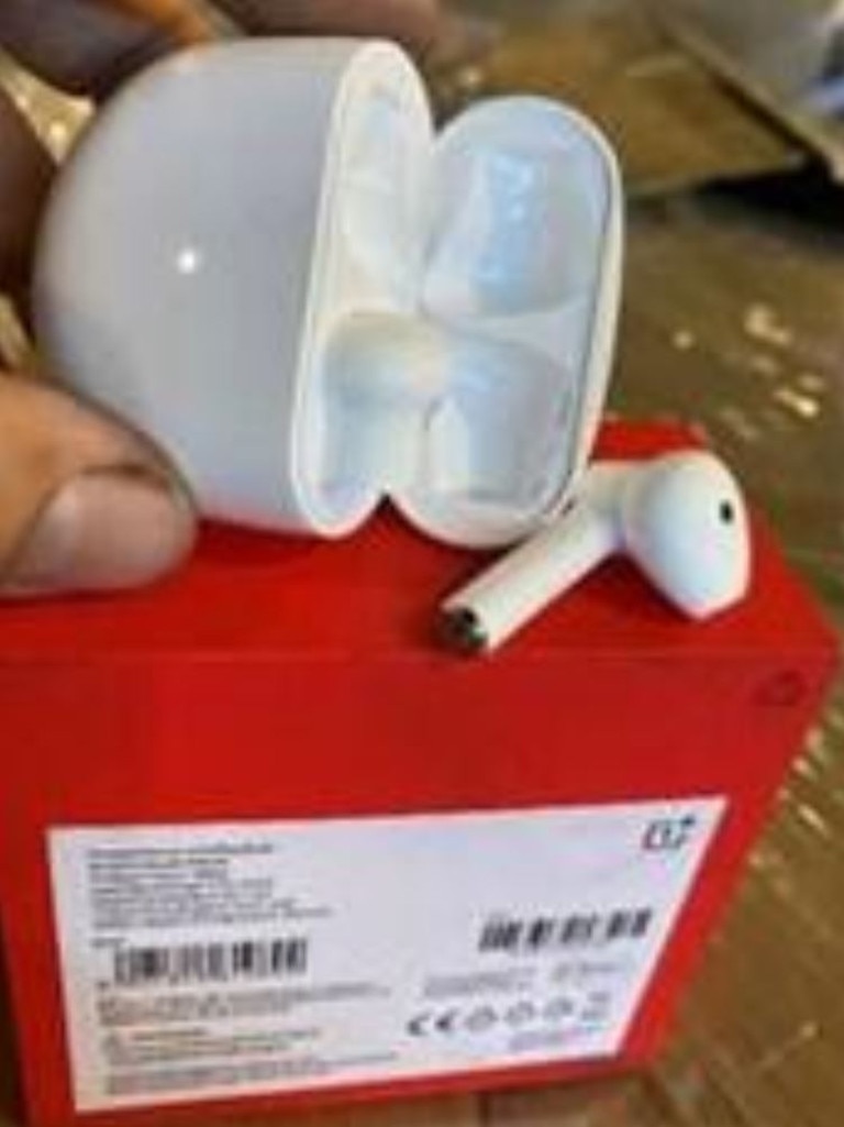 US Customs seize 2000 alleged counterfeit Apple AirPods really OnePlus Buds news Australia s leading news site