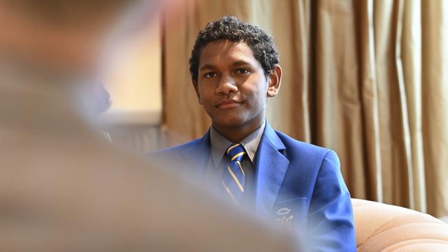 Reuben Simpson at Parliament House in Canberra. Picture: NCA NewsWire / Martin Ollman