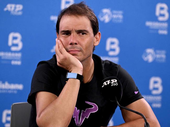 Rafael Nadal is remaining coy about whether this will be his last Australian Open campaign. Picture: William West