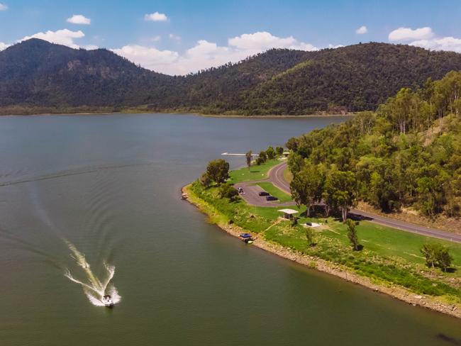 Red Cat Adventures, which operates the popular Wildcat and Thundercat tours in the Mackay Whitsundays is steering its attention inland by introducing Ã¢â¬ÅglampingÃ¢â¬Â tents to Lake Proserpine. Picture: Contributed