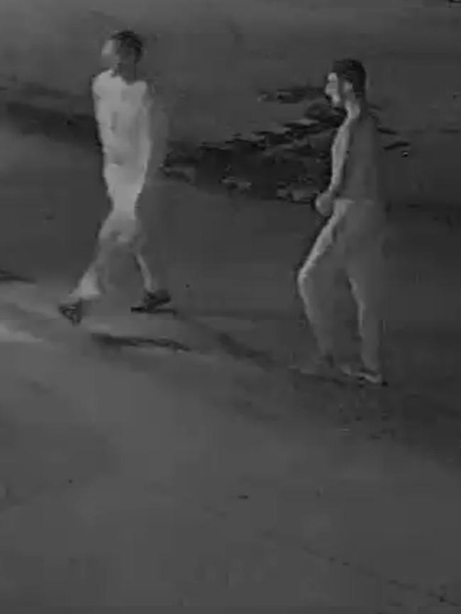 CCTV footage was released by police in a hope of finding the 42-year-old alleged killers.