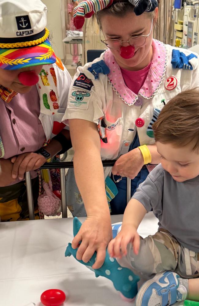 Leopold boy Harlyn Hurford is being treated at the Royal Children's Hospital
