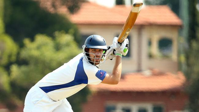 Liam Ford in action for Pascoe Vale Central against Buckley Park. Picture: Hamish Blair