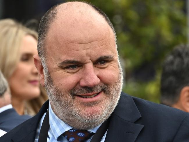 MELBOURNE, AUSTRALIA - SEPTEMBER 10: Craig Hutchison, journalist and sports broadcaster is seen during Melbourne Racing at Flemington Racecourse on September 10, 2022 in Melbourne, Australia. (Photo by Vince Caligiuri/Getty Images)