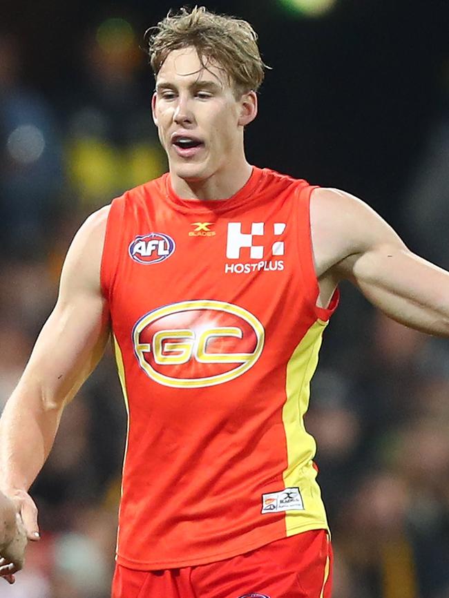 Former Gold Coast captain Tom Lynch is now a Tiger.