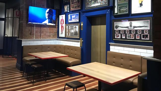 Wing It Sports Bar - new bar in downstairs section of 89 King William St Adelaide Interior shots Picture: Isabella Carbone