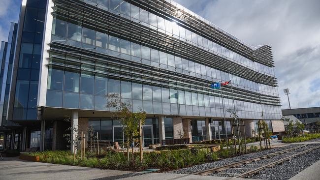 The official opening of the University of Tasmania's $45.5m River's Edge building, part of the Northern Transformation relocation of the campus from Newnham to Inveresk. Picture: Alex Treacy