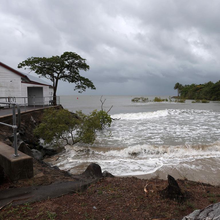 Port Douglas sugar wharf, TC Jasper. Picture: Liam Kidston