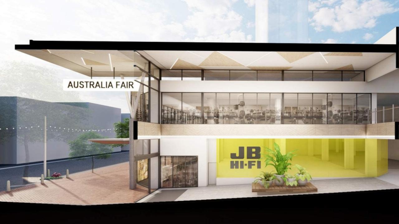 Artist impression of multimillion revamp of Australia Fair Shopping Centre, Southport on the Gold Coast.