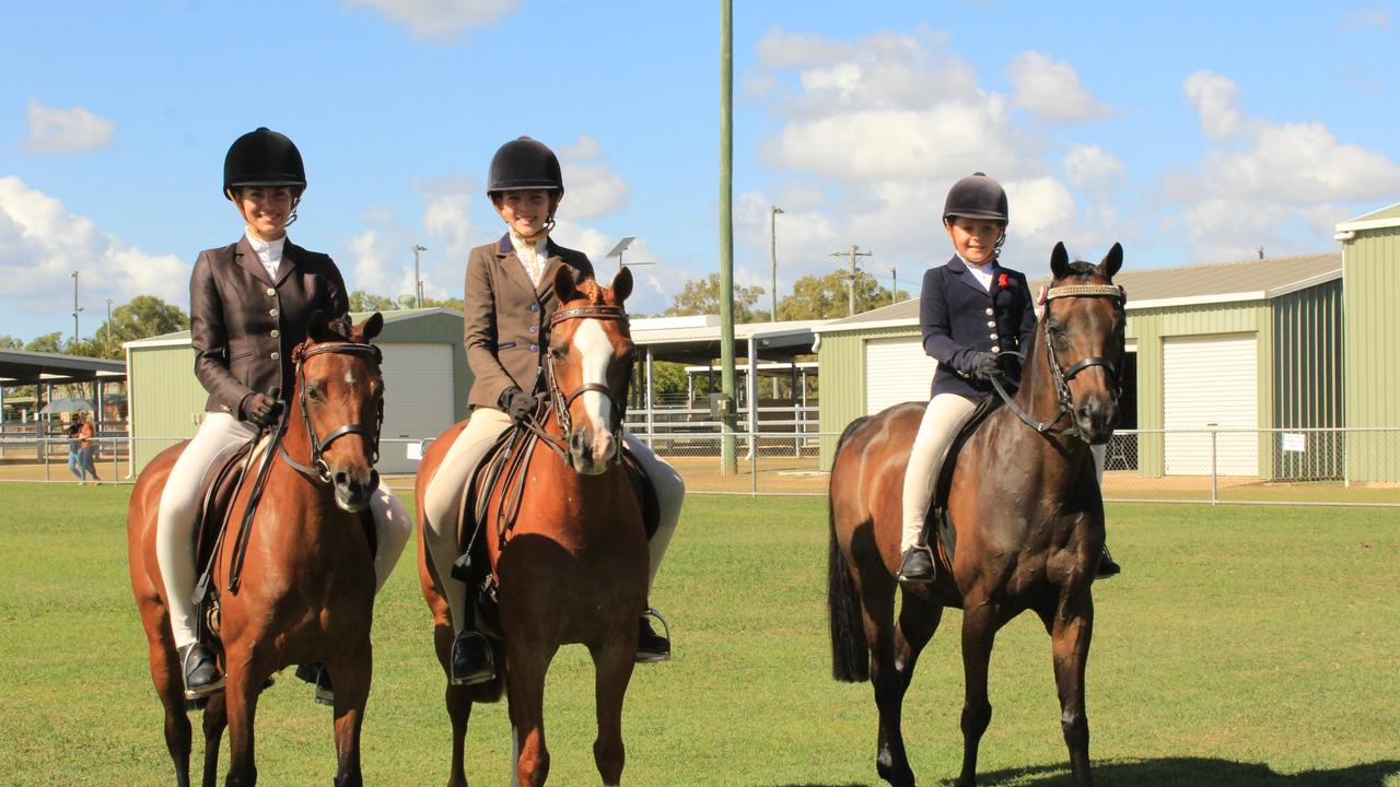 BUNDY SHOW 2021: Kahlia, Ella, and Lacey Paech at the show.