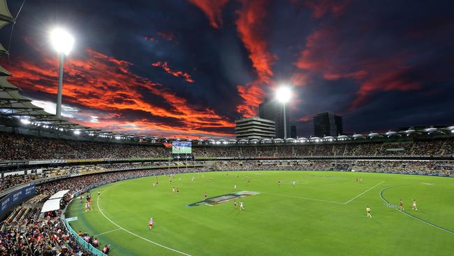 The Lions are a much more fearsome opponent when playing at the Gabba. Picture: Getty Images