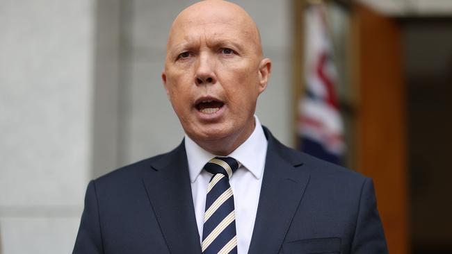 Defence Minister Peter Dutton. Picture: NCA NewsWire / Gary Ramage