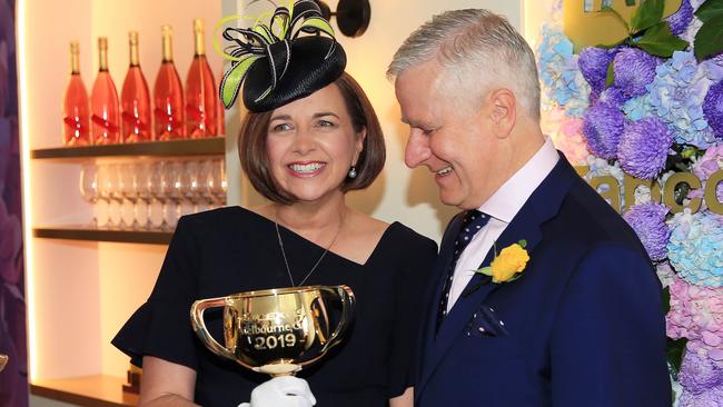 Deputy PM Michael McCormack and his wife Catherine. Picture: Aaron Francis