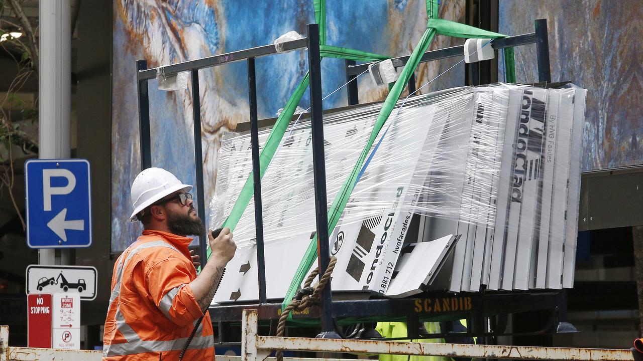 Australia’s new building approvals have fallen below market expectations. Picture: NewsWire / John Appleyard