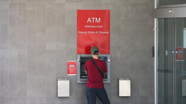 Over the three years to 2022, Australians halved their share of cash payments from 32 per cent to 16 per cent of in-person transactions. Picture: NewsWire / Gaye Gerard