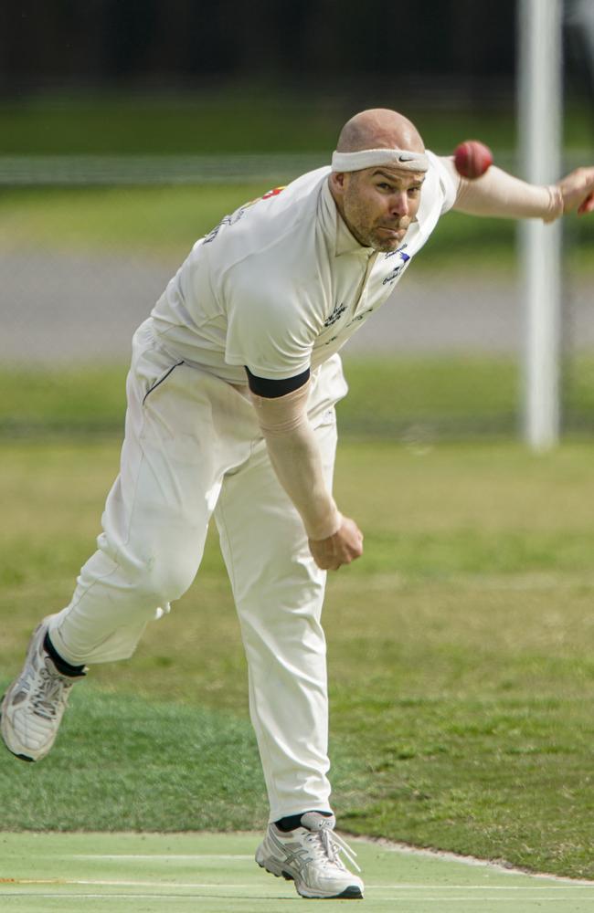 Jayde Herrick bowling for Somerville.