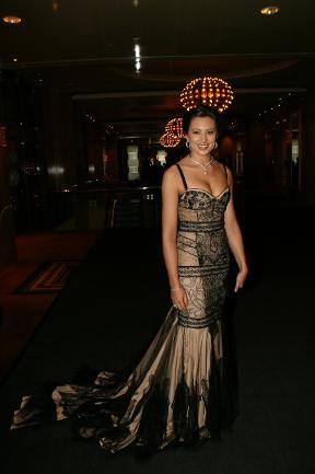 2008 Brownlow Medal. Red carpet arrivals. Lauren O'Shannassy. Picture: Norm Oorloff