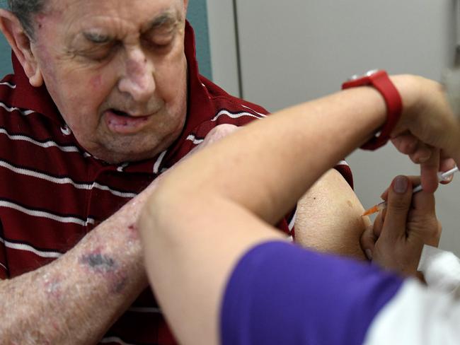 Covid-19 has once again reached Victoria’s aged care sector, where some residents still have not been vaccinated. Picture: NCA NewsWire/Bianca De Marchi