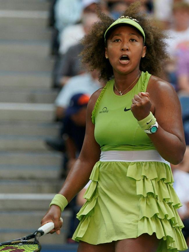 Osaka defeated the French Open champion in straight sets. Picture: TIMOTHY A. CLARY / AFP