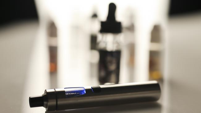 Most regular e-cigarette users source their products via the internet, the study found. <i>Picture: Mark Cranitch.</i>