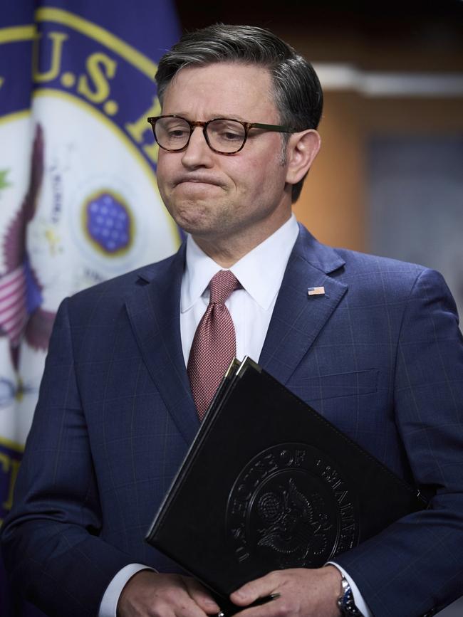 Speaker of the House Mike Johnson. Picture: AP