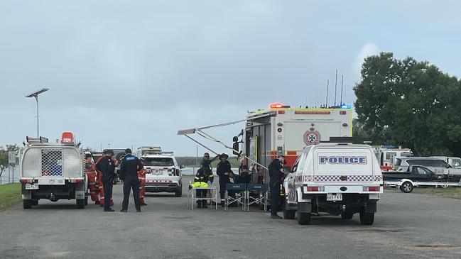 A search is underway for a man missing at Kinchant Dam. PHOTO: Fergus Gregg