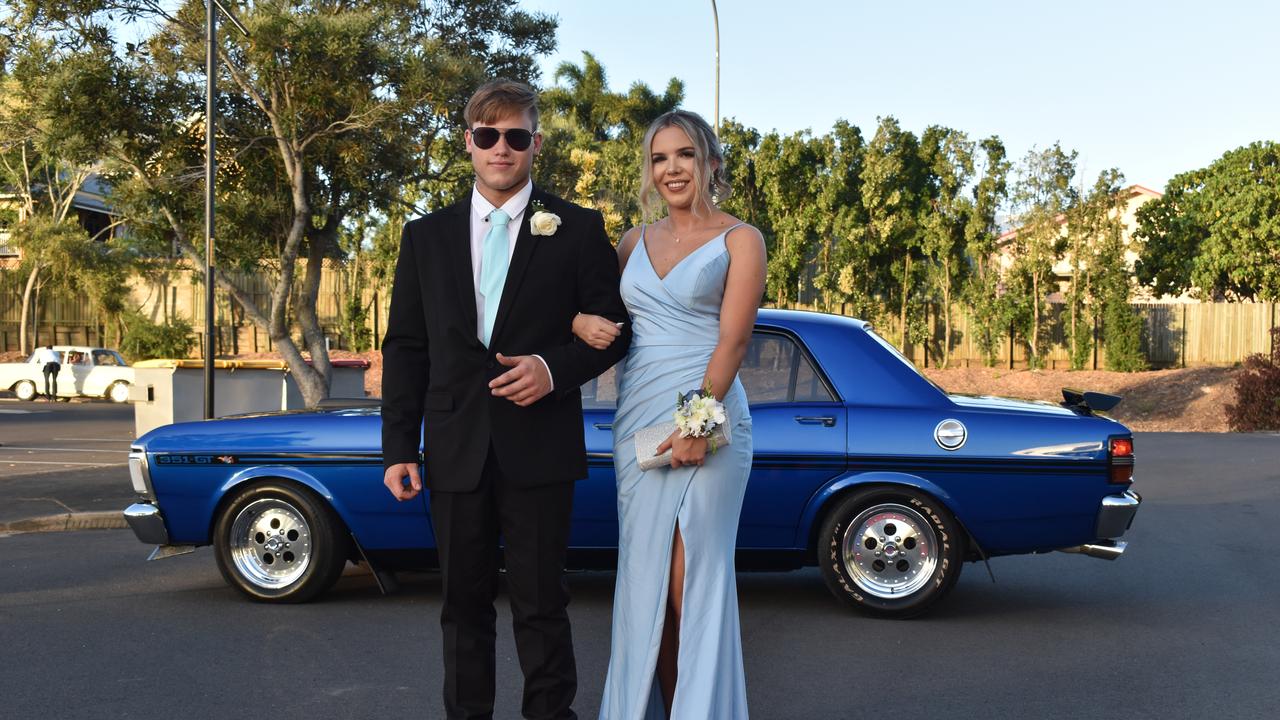 RIVERSIDE FORMAL: Jaimie Hamilton and William Bottcher looking stylish on the red carpet at the Riverside Christian College Formal. Photo: Stuart Fast