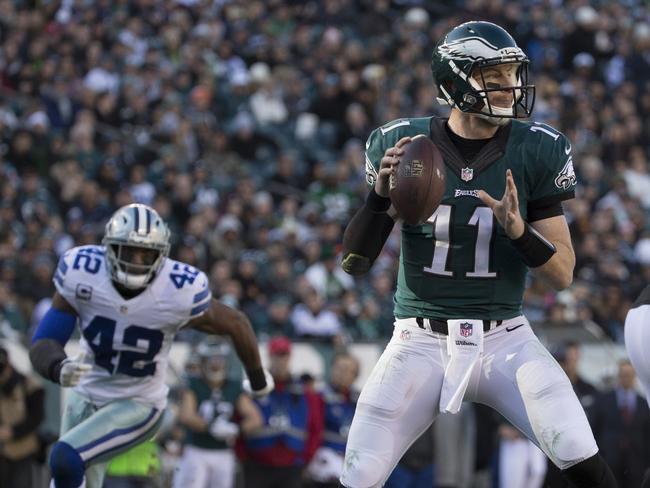 Philadelphia Eagles quarterback Carson Wentz.