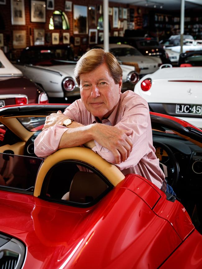 Jeremy Cordeaux sitting in his garage. His doctor has advised him to give up alcohol due to being diagnosed with Barrett’s oesophagus. Picture by Matt Turner.