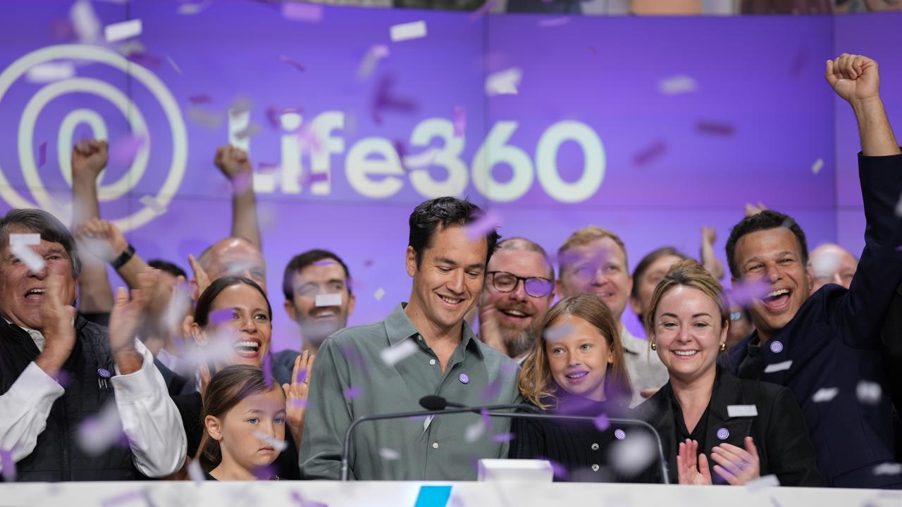 Life360 CEO Chris Hulls as the company lists on Nasdaq.