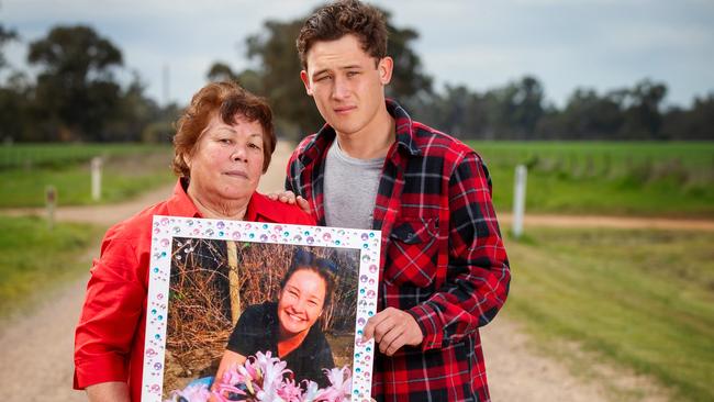 Alicia Little’s mother, Lee, and her eldest child, Ariki, 21. Picture: Mark Stewart