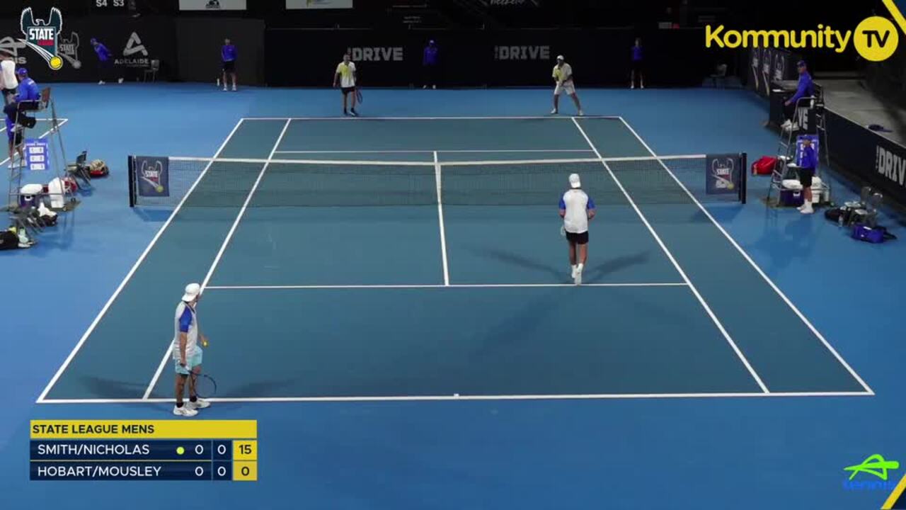 Replay: Smith/Nicholas v Hobart/Mousley (Men's Doubles) — Tennis SA State League Grand finals Day 2