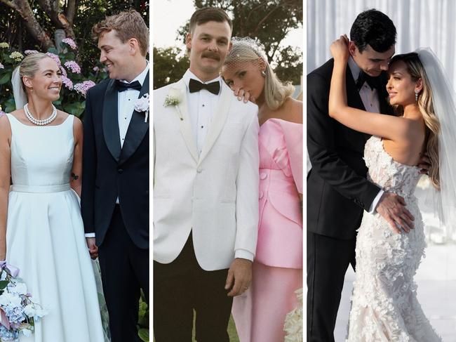 Three of the finalists in the search for SA's best wedding of the season. Pictures: Supplied