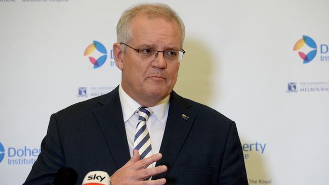 Scott Morrison’s government will slash the pension loan scheme’s interest rate from 4.5 to 3.95 per cent on January 1. Picture: Andrew Henshaw