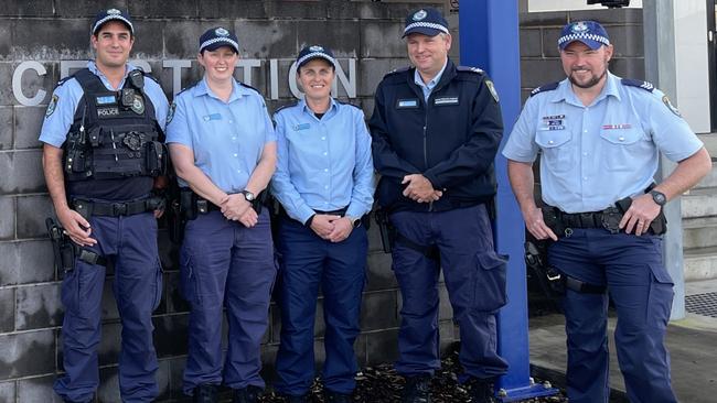 Constable Daniel Tulk, Senior Constable Camilla Douglass, Senior Constable Noeleen Little, Senior Constable Steven Jeffrey and Sergeant Brad Smith. Absent: Senior Constable Christine Morgan.