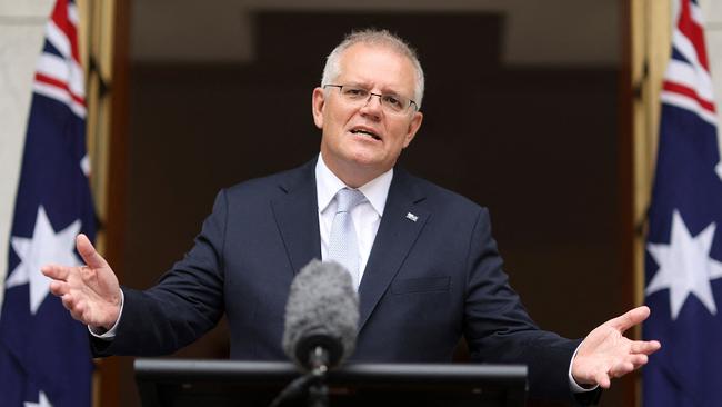 Prime Minister Scott Morrison announced last week rapid tests would be free to concession card holders. Picture: AFP