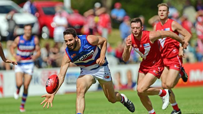 Central’s John Butcher, pictured earlier this season, kicked six goals against South Adelaide on Saturday. Picture: Tom Huntley.